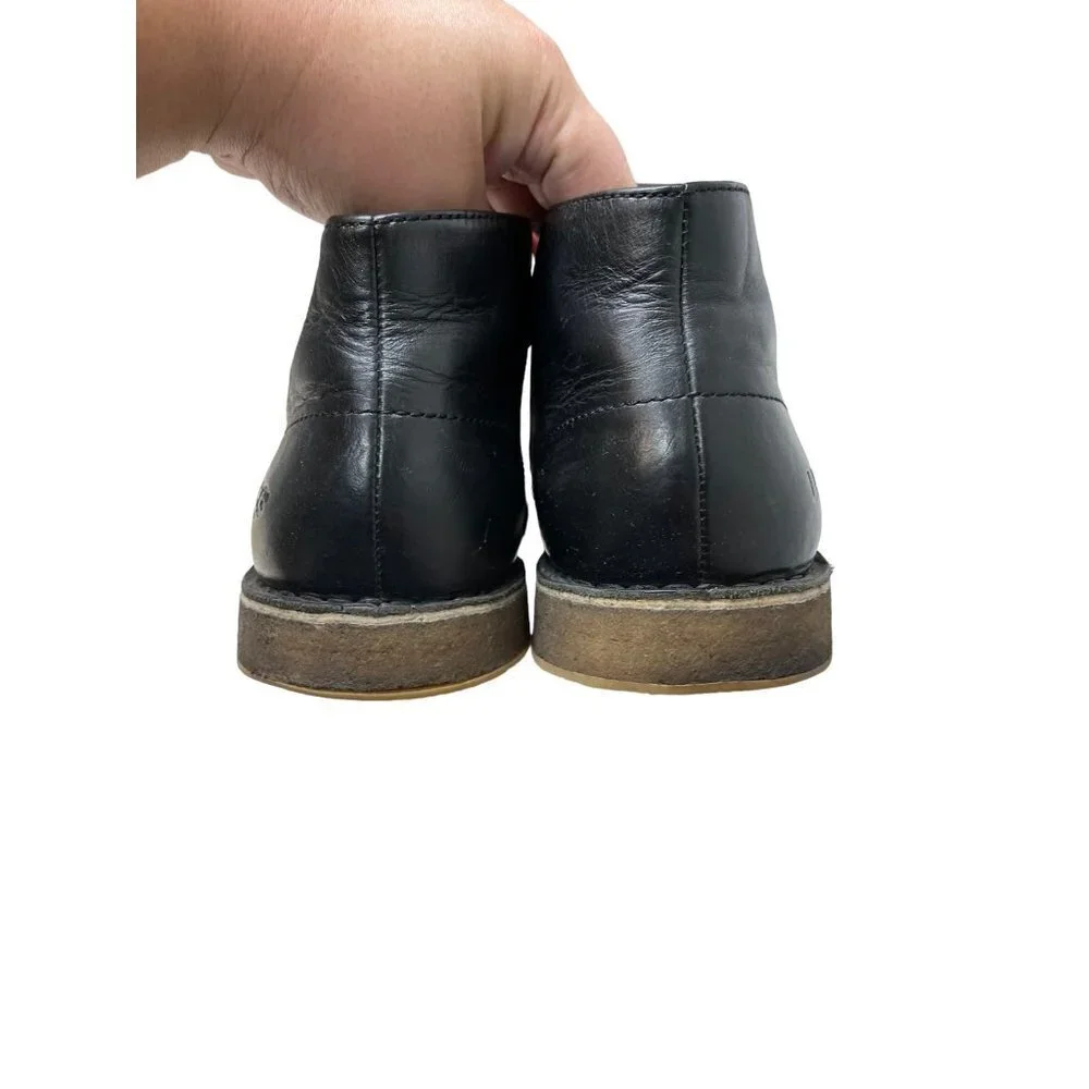 UGG Australia Leighton Chukka Desert Leather Boots Black 3275 Men's Size US 8